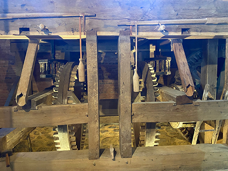 Inner workings of grist mill