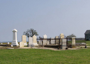 View of a historic cemetery on Hooper’s Island, Dorchester County