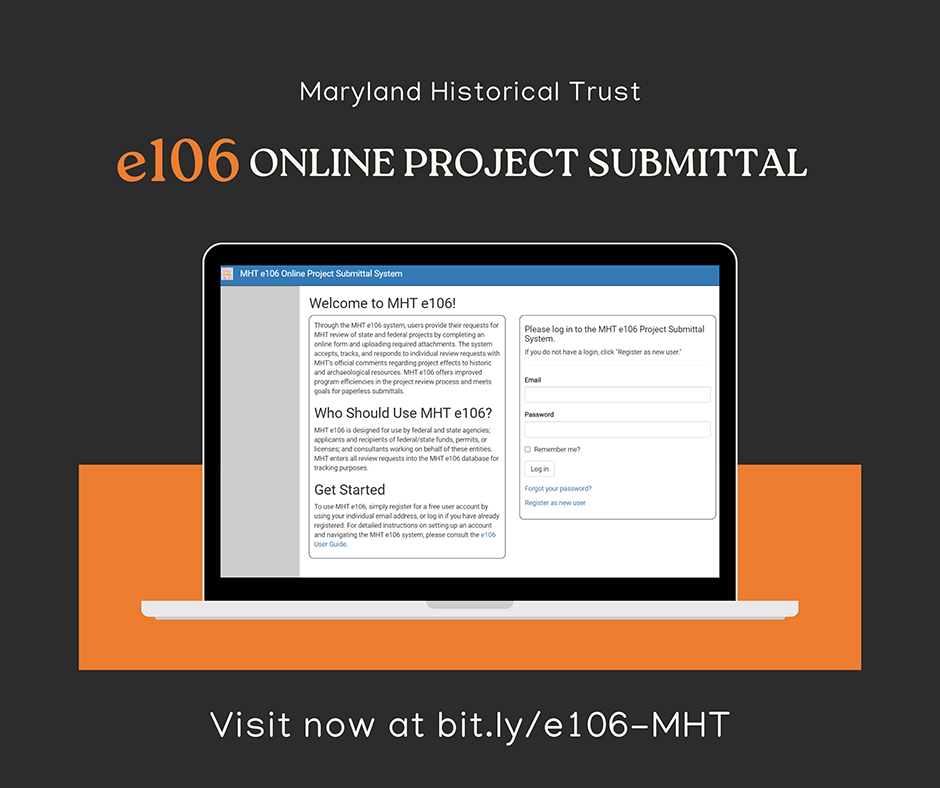 MHT's e106 Online Project Submittal System