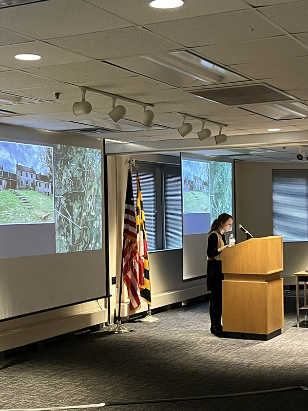 Presentation by Emelia Lehmann of the National Park Service